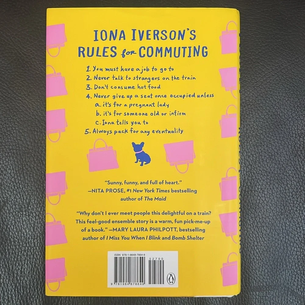 Clare Pooley “Iona Iverson’s Rules for Commuting” Hardcover Novel